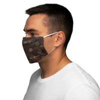 ThatXpression Fashion's Elegance Collection Brown and Tan Face Mask