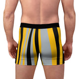 ThatXpression Fashion Big Fist Collection Black Yellow Men's Boxer Briefs N502X