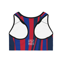 ThatXpression Buffalo Striped Sports Bra