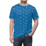 ThatXpression Elegance Men's Gray Blue S12 Designer T-Shirt