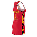 ThatXpression Fashion Kansas City Home Team Camo Racerback Jersey Dress