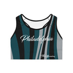 ThatXpression Philadelphia Striped Sports Bra