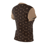 ThatXpression Fashion's Elegance Collection 2-Tone Brown and Tan Women's T-Shirt