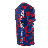 ThatXpression Fashion Blue Navy Red Ultimate Camo Unisex T-shirt XZ3T