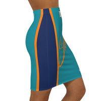 ThatXpression's Dolphins Swag Women's Sports Themed Mini Skirt