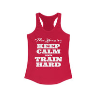 ThatXpression Fashion Fitness Keep Calm Women's Racerback Tank TT704