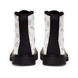 ThatXpression Fashion's Elegance Collection X1 White and Tan Women's Boots