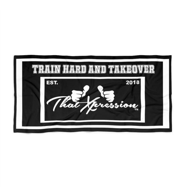 ThatXpression Fashion Train Hard And Takeover Fitness Gym Beach Towel 3PTFY