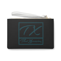 ThatXpression Fashion's Elegance Collection Black & Green Philadelphia Designer Clutch Bag