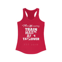 ThatXpression Fitness Train Hard & Takeover Sprinter Racerback Tank TT704