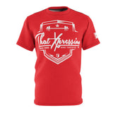 ThatXpression Train Hard & Takeover Shield Red Unisex T-Shirt U09NH