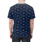 ThatXpression Elegance Men's Navy Gray S12 Designer T-Shirt