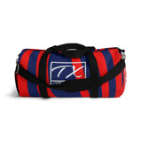 ThatXpression Train Hard & Takeover Gym Fitness Stylish Blue Red Duffel Bag