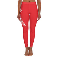 ThatXpression Fashion Red Enlarged Savage Spandex Leggings-RL