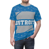 ThatXpression Elegance Men's Gray Blue Detroit S13 Designer T-Shirt