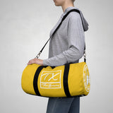 ThatXpression Fashion Train Hard & Takeover Gym Fitness Stylish Yellow Duffel Bag