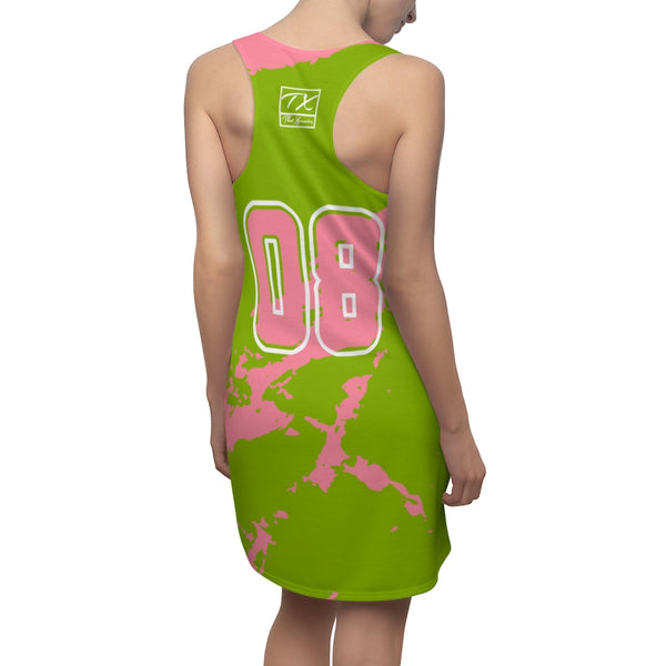 ThatXpression Ai2 Prototype Pink Green 08 Racerback Tunic Dress