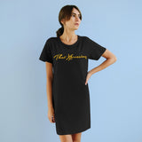 ThatXpression Fashion Yellow Organic T-Shirt Dress P98J