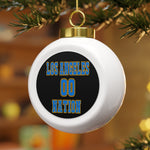 Los Angeles Nation Festive Christmas Ball Ornament With Ribbon