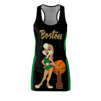 ThatXpression Boston Home Team Jersey Themed Cartoon Dress