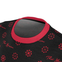 ThatXpression Elegance Men's Black Red S12 Designer T-Shirt