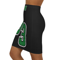 ThatXpression's Boston 33 Black Green Women's Mini Skirt