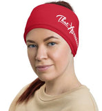 ThatXpression Fashion Fitness "I Can't Stay Home I'm A Trucker" Red Face Mask