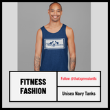 Men's IG Followers Special Edition $12 Navy Gym Workout Tank Tops