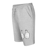 ThatXpression's 2 Thumbs Up Men's fleece shorts