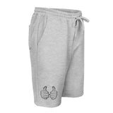 ThatXpression's 2 Thumbs Up Embroidered Men's fleece shorts
