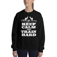 Keep Calm And Takeover Fitness Casual Gym Workout Unisex Sweatshirt