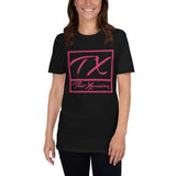 ThatXpression Fashion Fitness TX Flamingo Gym Workout Short-Sleeve T-Shirt