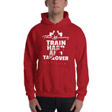 Train Hard & Takeover Sprinter Gym Workout Fitness Theme Unisex Hoodie