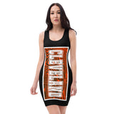 ThatXpression Designer Swirl His & Hers Cleveland Sports Themed Fitted Dress