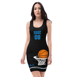 ThatXpression Designer Home Team Fan Appreciation Orlando Sports Themed Fitted Dress