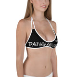Train Hard And Takeover Gym Fitness Motivational Bikini Top - 2