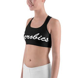 Women's Aerobic Gym Fitness Black / White Capri by ThatXpression - ThatXpression