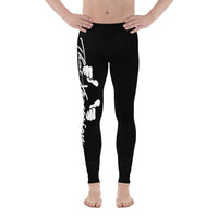 Men's Black Gym Cross Fitness Weight Training Leggings by ThatXpression