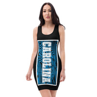 ThatXpression's Designer His & Hers Carolina Sports Themed Fitted Dress