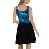 ThatXpression Designer Swirl His & Hers Carolina Sports Themed Skater Dress