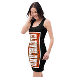 ThatXpression Designer Swirl His & Hers Cleveland Sports Themed Fitted Dress
