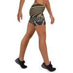 ThatXpression Fashion Fitness Black and Gold Saints Themed Shorts