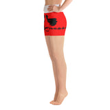 Yoga Shorts Red/Black by ThatXpression - ThatXpression