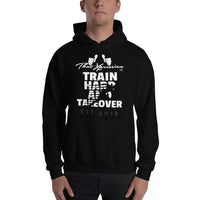 Train Hard & Takeover Sprinter Gym Workout Fitness Theme Unisex Hoodie