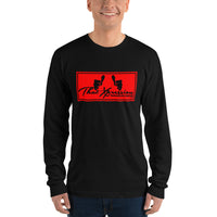 Unisex Casual Wear Long Sleeve-Red/Blk Brand by ThatXpression