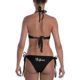ThatXpression Fashion Bikini 2 - In - 1 Reversible Black Bikini