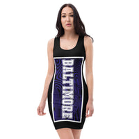 ThatXpression's Designer His & Hers Baltimore Sports Themed Fitted Dress