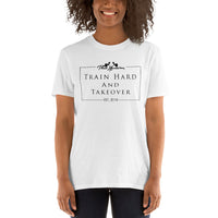 Train Hard And Takeover Box Collection Black Short-Sleeve Gym Workout Unisex T-Shirt