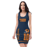 ThatXpression Fashion Fitness Designer Superfan 10 Auburn Themed Fitted Dress