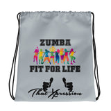 Zumba Fit For Life Drawstring bag - ThatXpression